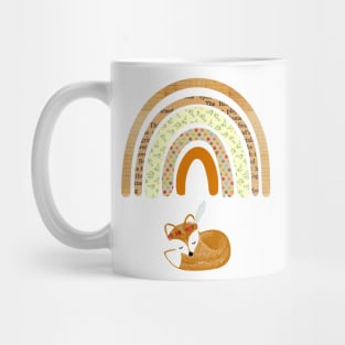 Boho Rainbow Collage Mug